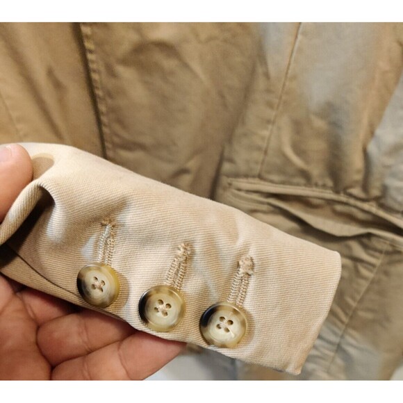 Old Navy Classic Tailored Men's XL Tan Cotton Blazer/Jacket-Nice! - Picture 5 of 10